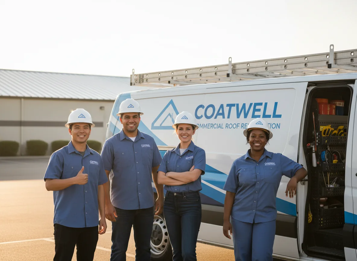 Commercial roof coating company in Milton, WI